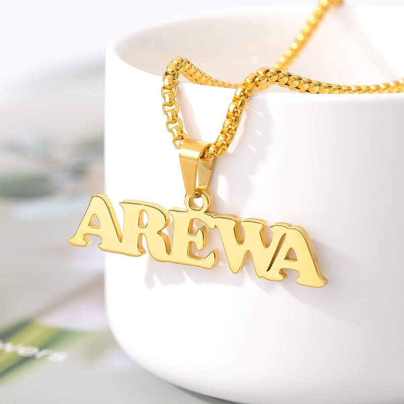 Mens Custom Name Necklace | Men's Name 